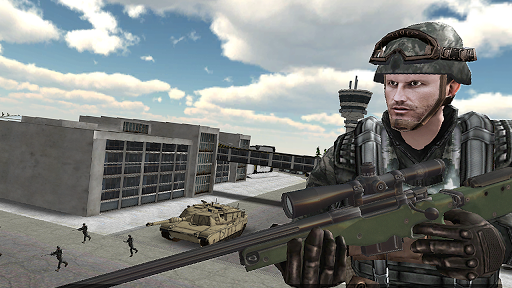 Sniper City Assassin Soldier - Gameplay image of android game