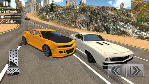 Crime City Car Driving Simulator - Gameplay image of android game