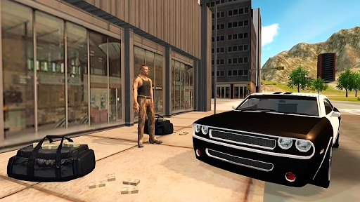 Crime City Car Driving Simulator - Gameplay image of android game