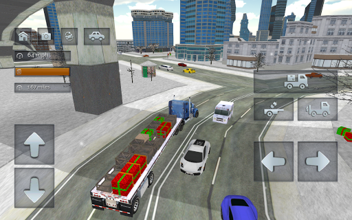 Euro Truck Driving Simulator - Gameplay image of android game