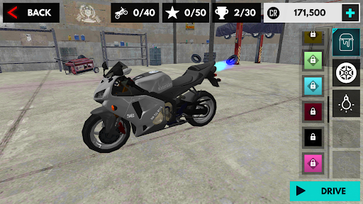 Extreme Bike Driving 3D - Gameplay image of android game