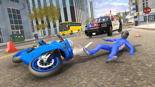 Extreme Bike Driving 3D - Gameplay image of android game