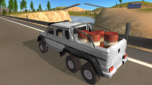 Truck Driver 6x6 Hill Driving - Gameplay image of android game