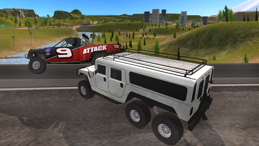 Truck Driver 6x6 Hill Driving - Gameplay image of android game