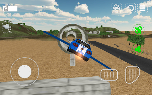 Flying Car Driving Simulator - Gameplay image of android game