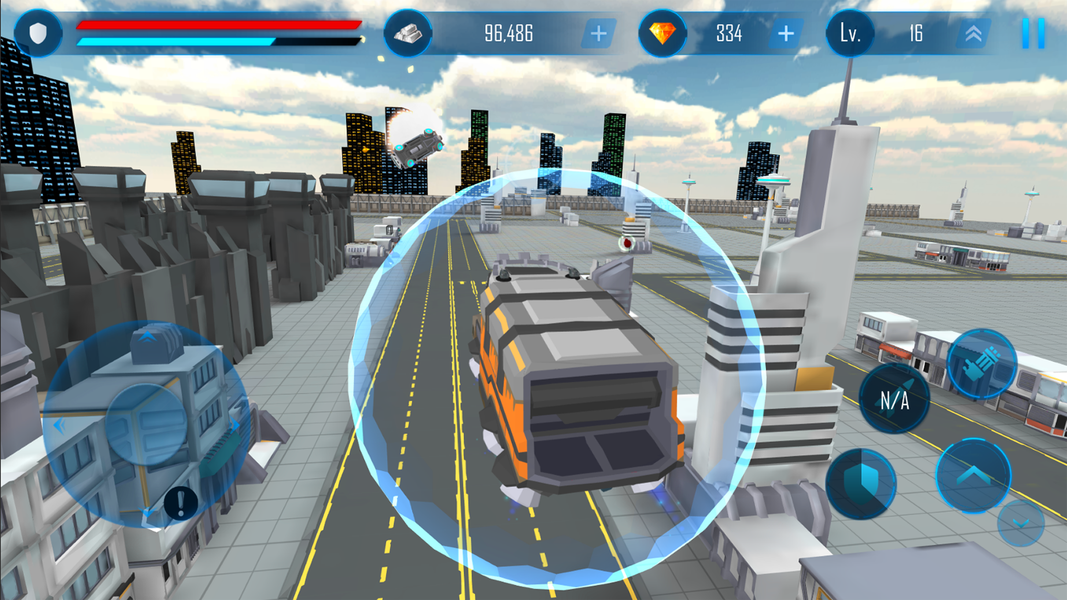 Flying Car - Gameplay image of android game