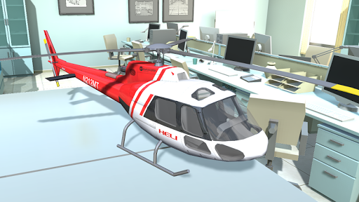 Helicopter RC Flying Simulator - Gameplay image of android game