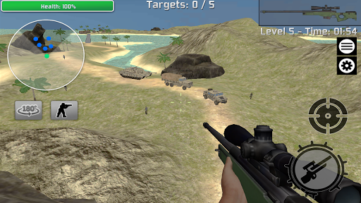 Modern Sniper Gun Shooting - Gameplay image of android game
