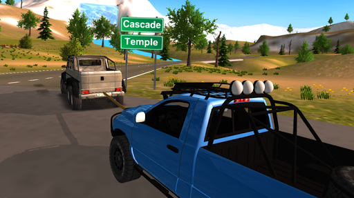 6x6 Offroad Truck Driving Simulator - Gameplay image of android game