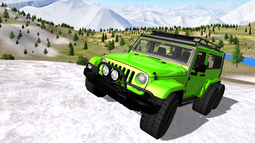 6x6 Offroad Truck Driving Simulator - Gameplay image of android game