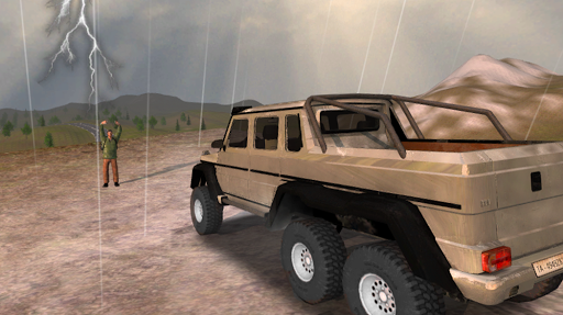 6x6 Offroad Truck Driving Simulator - Gameplay image of android game