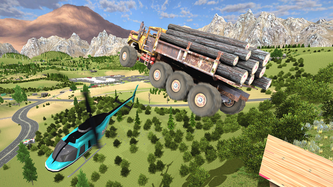 Offroad Truck Hill Racing - Gameplay image of android game