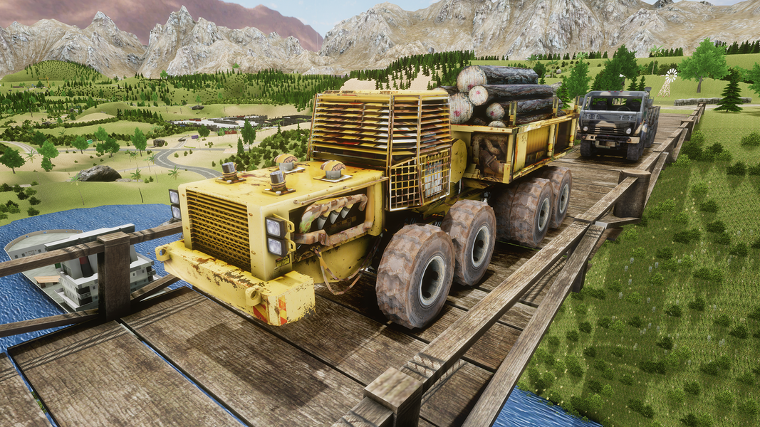 Offroad Truck Hill Racing - Gameplay image of android game