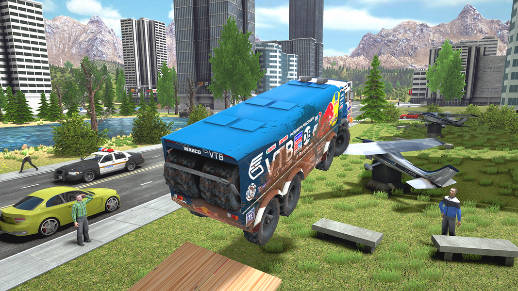 Offroad Truck Hill Racing - Gameplay image of android game