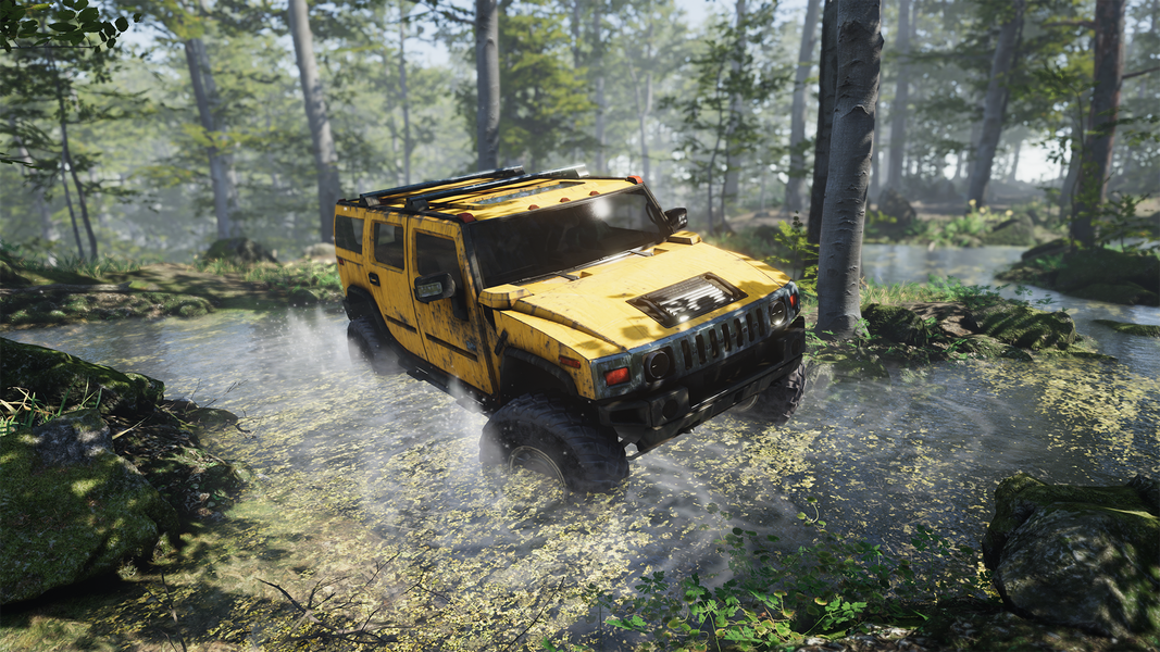 Offroad Truck Hill Racing - Gameplay image of android game