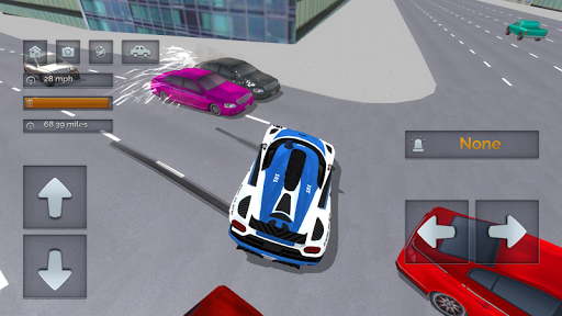 Police Car Crazy Drivers - Gameplay image of android game