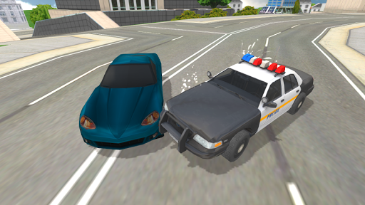 Police Car Crazy Drivers - Gameplay image of android game