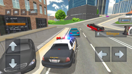 Police Car Crazy Drivers - Gameplay image of android game