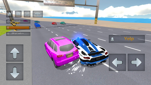 Police Car Crazy Drivers - Gameplay image of android game