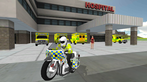 Police Car Driving Motorbike - عکس بازی موبایلی اندروید