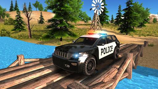 Police Car Driving Offroad - Gameplay image of android game