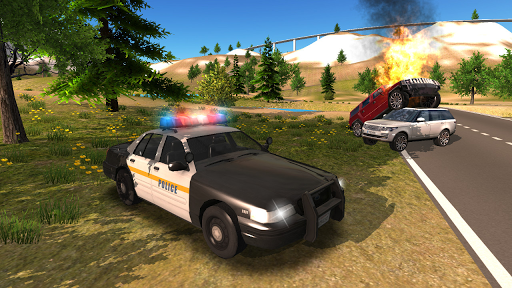 Police Car Driving Offroad - عکس بازی موبایلی اندروید