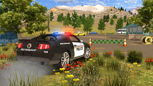 Police Car Chase Cop Simulator - Gameplay image of android game