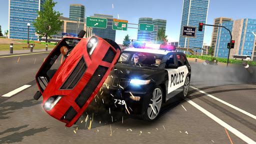 Police Car Chase Cop Simulator - Gameplay image of android game