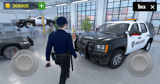 Police Car Drift Simulator - Gameplay image of android game