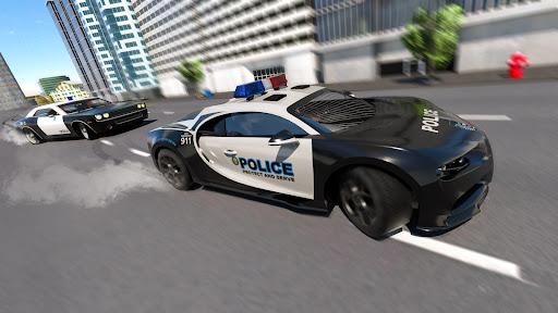 Police Car Drift Simulator - Gameplay image of android game
