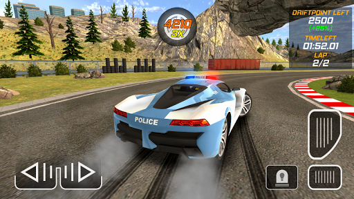 Police Drift Car Driving - Gameplay image of android game