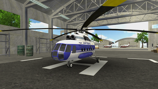 Police Helicopter Flying Simulator - Gameplay image of android game