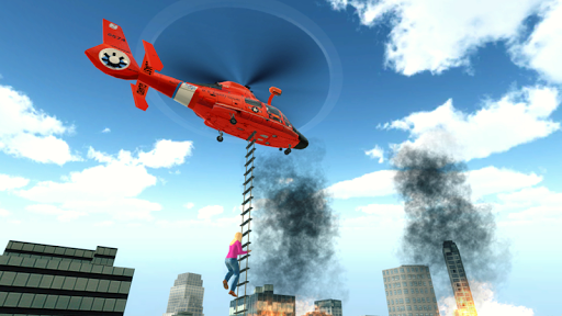 Police Helicopter Simulator - Gameplay image of android game