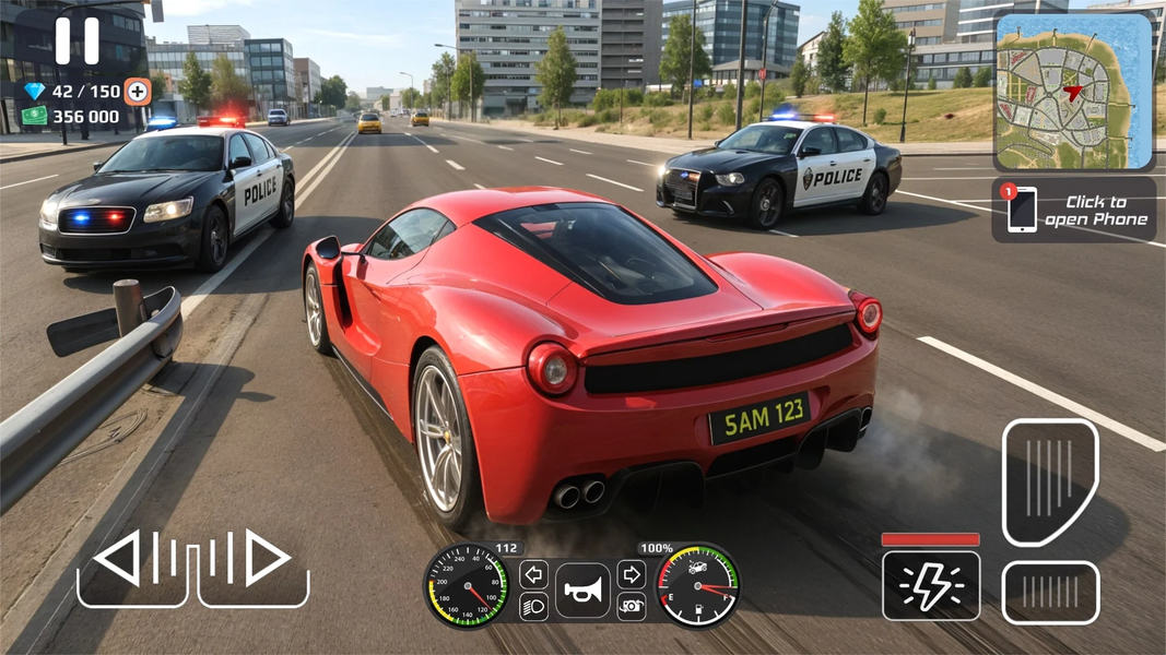 Police vs Gangster: Crime City - عکس بازی موبایلی اندروید