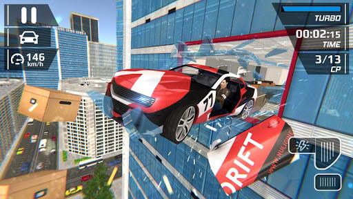 Car Driving Simulator Stunt - Gameplay image of android game