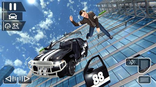 Car Driving Simulator Stunt - Gameplay image of android game