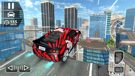 Car Driving Simulator Stunt - Gameplay image of android game