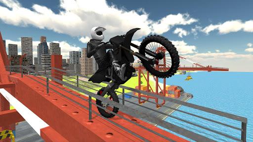 Stunt Bike Racing Simulator - Gameplay image of android game