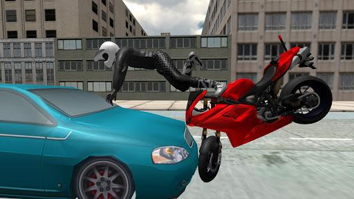 Stunt Bike Racing Simulator - Gameplay image of android game