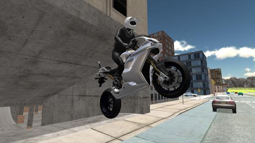 Stunt Bike Racing Simulator - Gameplay image of android game