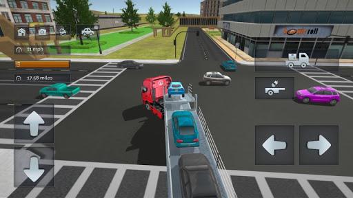 Truck Driver City Simulator - Gameplay image of android game