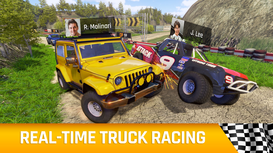 Truck Driving Rally Racing - Image screenshot of android app