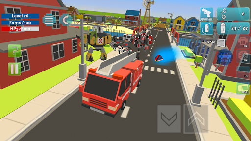 Block Gun Pixel Jetpack - Gameplay image of android game