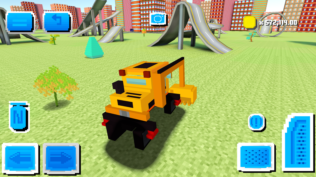 Blocky Car Driving - عکس بازی موبایلی اندروید