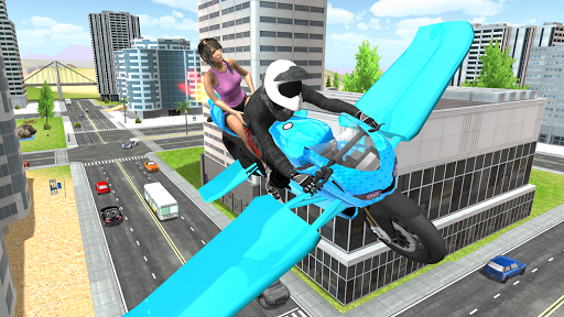 Flying Motorbike Simulator - عکس بازی موبایلی اندروید