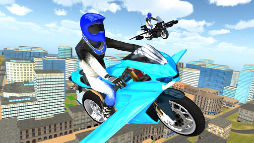 Flying Motorbike Simulator - عکس بازی موبایلی اندروید