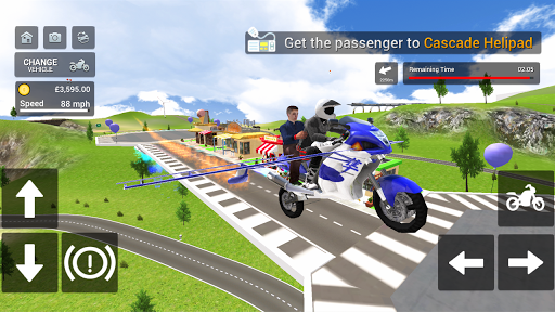 Flying Motorbike Simulator - عکس بازی موبایلی اندروید