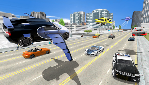 Flying Car Transport Simulator - Gameplay image of android game