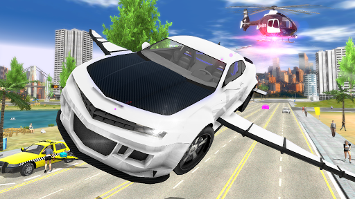 Flying Car Transport Simulator - Gameplay image of android game