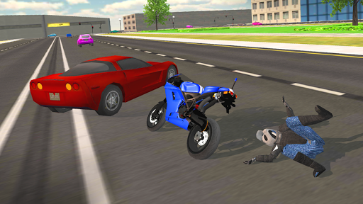 Offroad Bike Driving Simulator - Gameplay image of android game